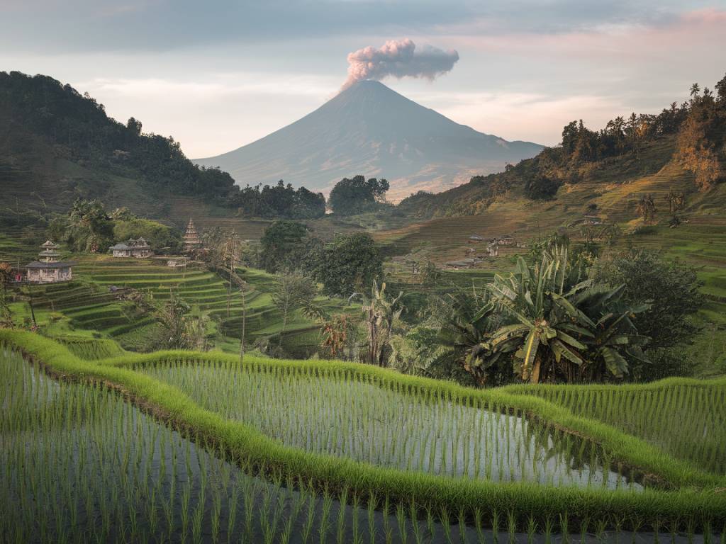 Découverte de Java : volcans, rizières et temples d'Indonésie