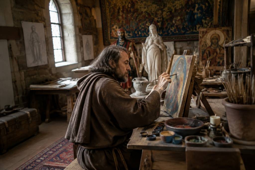 Artiste au moyen âge : rôles et techniques des créateurs médiévaux